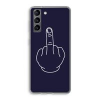 F**k U: Samsung Galaxy S21 Transparant Hoesje