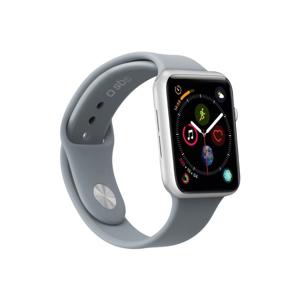SBS Silicone Strap Apple Watch medium / large 38 / 40mm grey - TEBANDWATCH40MG
