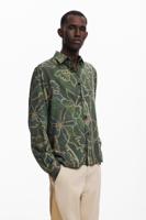 Overhemd met lange mouwen bos - GREEN - M
