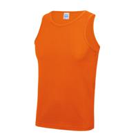 AWDis sport sintlet/tanktop - heren - Oranje - mouwloos - Polyester