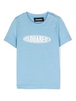 DSQUARED2 KIDS t-shirt en coton à logo imprimé - Bleu - thumbnail