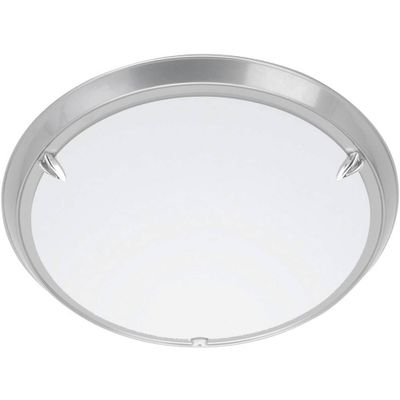 Brilliant 90288/11 Livorno Plafondlamp LED E27 60 W Titaan, Wit Brilliant 90288/11 Livorno Plafondlamp LED E27 60 W Titaan, Wit