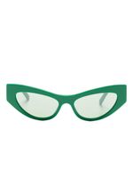 Dolce & Gabbana Eyewear lunettes de soleil à monture papillon - Vert - thumbnail