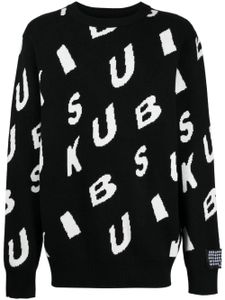 Ksubi pull Letters en jacquard - Noir