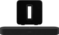 SONOS Sonos Premium entertainmentset met Beam (Gen2) + Sub 4 - Zwart SONOS Sonos Premium entertainmentset met Beam (Gen2) + Sub 4 - Zwart