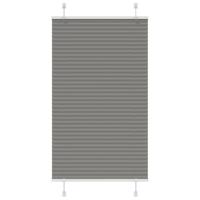 Pliss rolgordijn 80x150 cm stofbreedte 79,4 cm antraciet