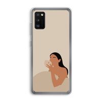 Fresh coffee: Samsung Galaxy A41 Transparant Hoesje