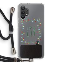 It's Lit: Samsung Galaxy A32 5G Transparant Hoesje met koord