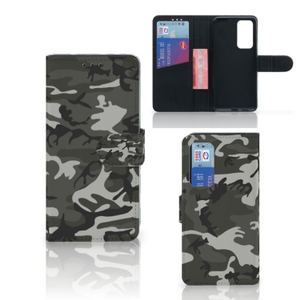 Huawei P40 Telefoon Hoesje Army Light