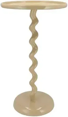 SEPHORA COZY SAND SIDE TABLE 30X30X49CM