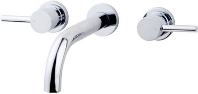 Saqu Shine inbouw 2-knopswastafelmengkraan zonder uitloop chroom