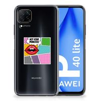 Huawei P40 Lite Silicone Back Cover Popart Princess - thumbnail