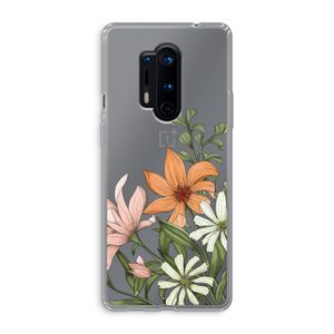 Floral bouquet: OnePlus 8 Pro Transparant Hoesje