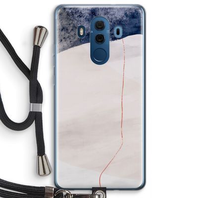 Stone White: Huawei Mate 10 Pro Transparant Hoesje met koord