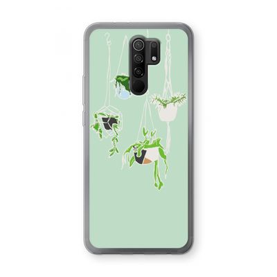 Hang In There: Xiaomi Redmi 9 Transparant Hoesje