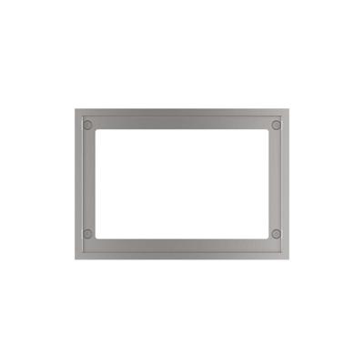 TECE | Wc-afdekframe voor inbouwframe | Metaal glans