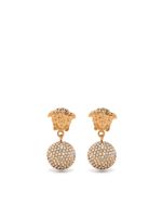 Versace boucles d'oreilles La Medusa à ornements en cristal