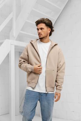 Croyez Fraternité Zip Hoodie Heren Beige - Maat S - Kleur: Beige | Soccerfanshop