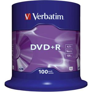 Verbatim 43551 DVD+R disc 4.7 GB 100 stuk(s) Spindel