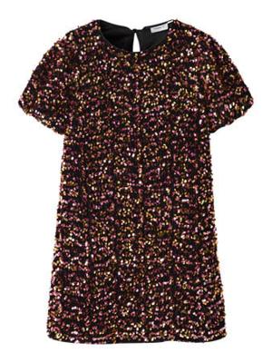 Name it winter jurk meisjes - goud - regular fit - NkfRunica
