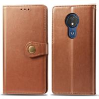 Retro effen kleur lederen gesp mobiele telefoon bescherming lederen draagtas met Lanyard & fotolijstjes & kaartsleuf & portemonnee & beugel functie vo
