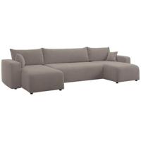 NADUVI Collection U-slaapbank Rosco bouclé