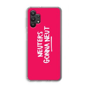 Neuters (roze): Samsung Galaxy A32 5G Transparant Hoesje