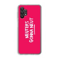 Neuters (roze): Samsung Galaxy A32 5G Transparant Hoesje