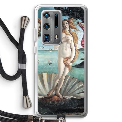 Birth Of Venus: Huawei P40 Pro Plus Transparant Hoesje met koord