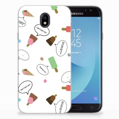 Samsung Galaxy J7 2017 | J7 Pro | Siliconen Case | IJsjes