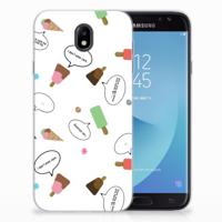 Samsung Galaxy J7 2017 | J7 Pro | Siliconen Case | IJsjes
