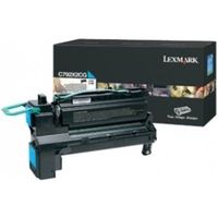 Lexmark C792X2CG Toner Cyaan Extra hoge capaciteit - thumbnail