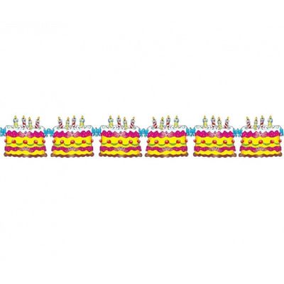 Verjaardag taart feest slinger verjaardag 3 meter