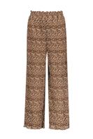 Like Flo zomer broek meisjes - luipaard latte - plisse, mesh - Freya