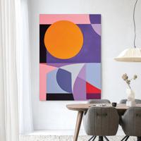 Urban Cotton Wandkleed 'Repulsive' 145 x 190cm in Frame - black