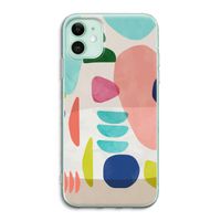 Bold Rounded Shapes: iPhone 11 Transparant Hoesje Bold Rounded Shapes: iPhone 11 Transparant Hoesje