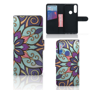 Alcatel 1S 2020 Hoesje Purple Flower