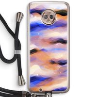 Donkere Wolken: Motorola Moto G6 Transparant Hoesje met koord