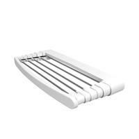 Uittrekbare Waslijn Gimi 153791 Telepack 70 Voor aan de muur Aluminium Wit Hars (70 x 30 x 6 cm) (5 m)