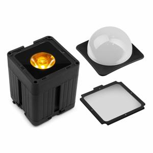 Beamz Professional KUBE20BK - IP65 - RGBWA-UV - Uplight op accu voor