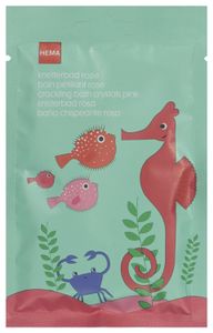 HEMA Knetterbadzout Roze 50 Gram