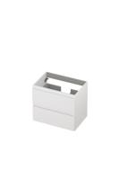 Onderkast INK 2 laden greeploos gelakt 60 cm x 40 cm x 52 cm Mat wit 1241000