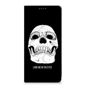 Mobiel BookCase Samsung Galaxy A71 Skull Eyes