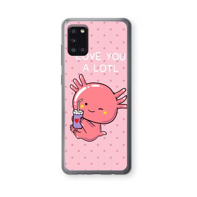 Love You A Lotl: Samsung Galaxy A31 Transparant Hoesje