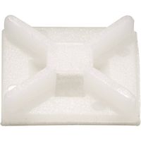 TRU COMPONENTS Bevestigingssokkel Lijmen 543234 Bundel-Ø (bereik) 17 mm (max) 4-voudige invoeging Transparant 50 stuk(s) - thumbnail