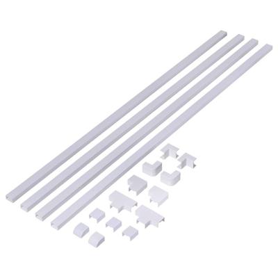Sygonix SY-6737520 Kabelgoot Verbindingsstuk (l x b x h) 1000 x 24 x 15 mm Wit 1 set(s)