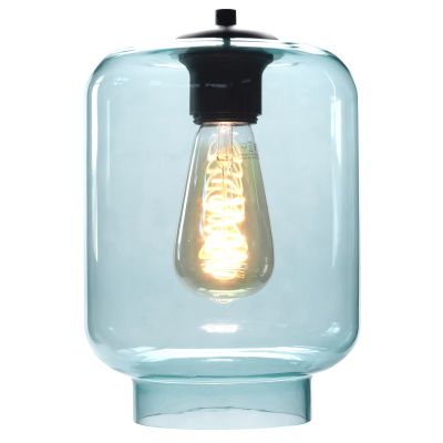 Glas blauw Ø 16cm