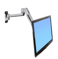 Ergotron LX Sit-Stand Wall Mount LCD Arm Monitor-wandbeugel 1-voudig 25,4 cm (10) - 106,7 cm (42) Aluminium (gepolijst) Kantelbaar, Zwenkbaar, Roteerbaar - thumbnail