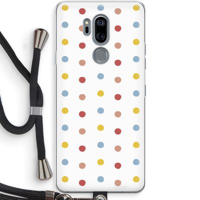 Bollen: LG G7 Thinq Transparant Hoesje met koord