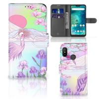 Xiaomi Mi A2 Lite | Telefoonhoesje | Met pasjeshouder | Bird